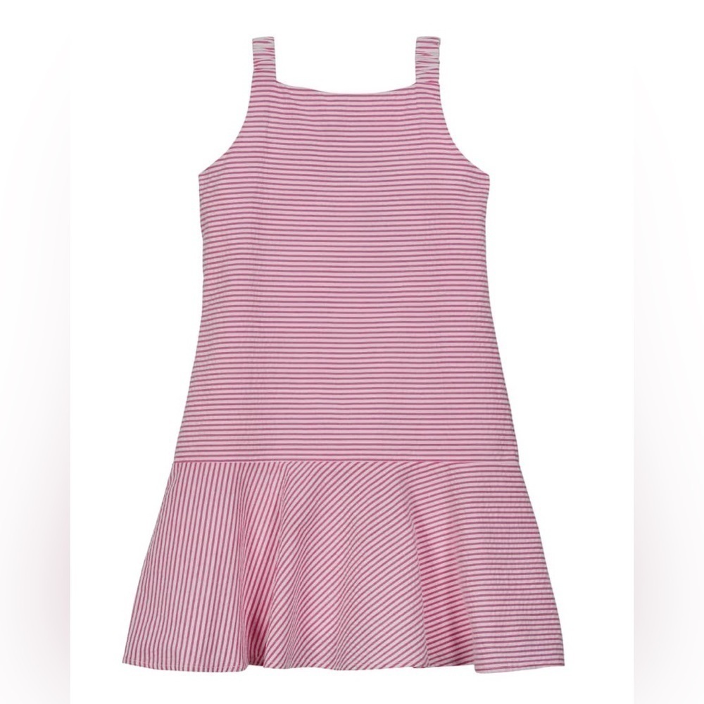 Florence Eiseman
Girl's Striped Bow Sleeveless Dress, Size 7